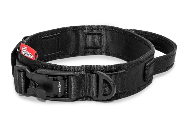 Halsband Fidlock®-Magnetverschluss mit Griff - schwarz